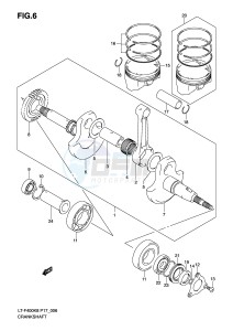 LT-F400 (P17) drawing CRANKSHAFT (MODEL K8 K9)