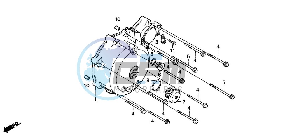 LEFT CRANKCASE COVER