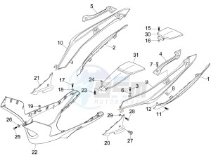 Nexus 500 e3 drawing Side cover - Spoiler