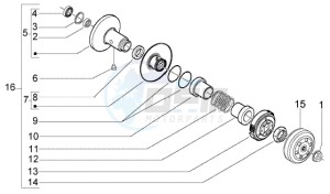 LX 50 4T drawing Driven pulley