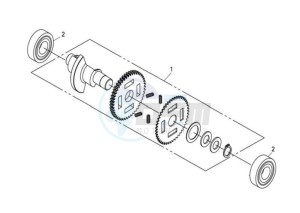 QUAD LANDER 300S drawing BALANCE SHAFT