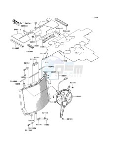 KRF 750 F [TERYX 750 4X4 NRA OUTDOORS] (F8F) C9FA drawing RADIATOR