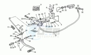 850 T5 Polizia - CC - PA - NC Polizia/CC/PA/NC drawing Rear master cylinder