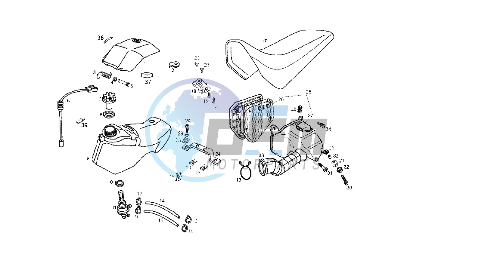 FUEL TANK - SEAT