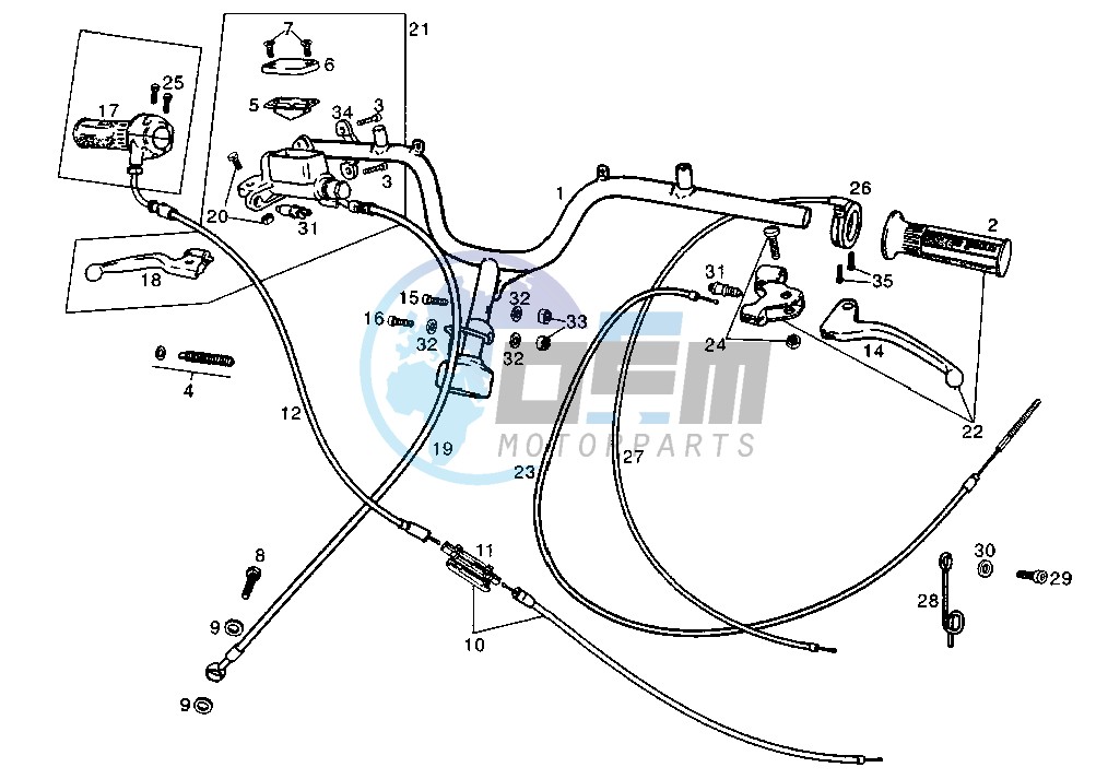 HANDLEBAR-DRIVE CONTROLS