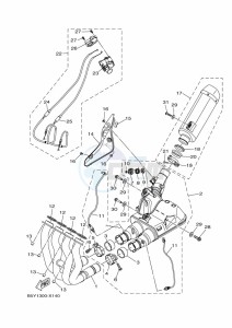 MT-10 MTN1000 (B5Y1) drawing EXHAUST