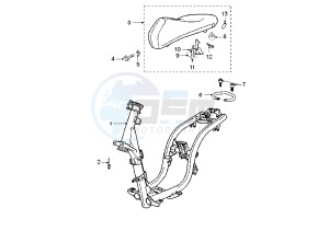 LUDIX 14 ELEGANT - 50 cc drawing FRAME