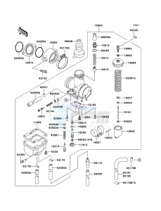 KLF250 KLF250A7F EU GB drawing Carburetor