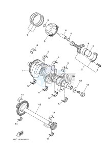 MT-09 TRACER MT09TRA TRACER 900 (2SCE) drawing CRANKSHAFT & PISTON