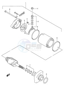 LT-A500F (E3-E28) drawing STARTING MOTOR