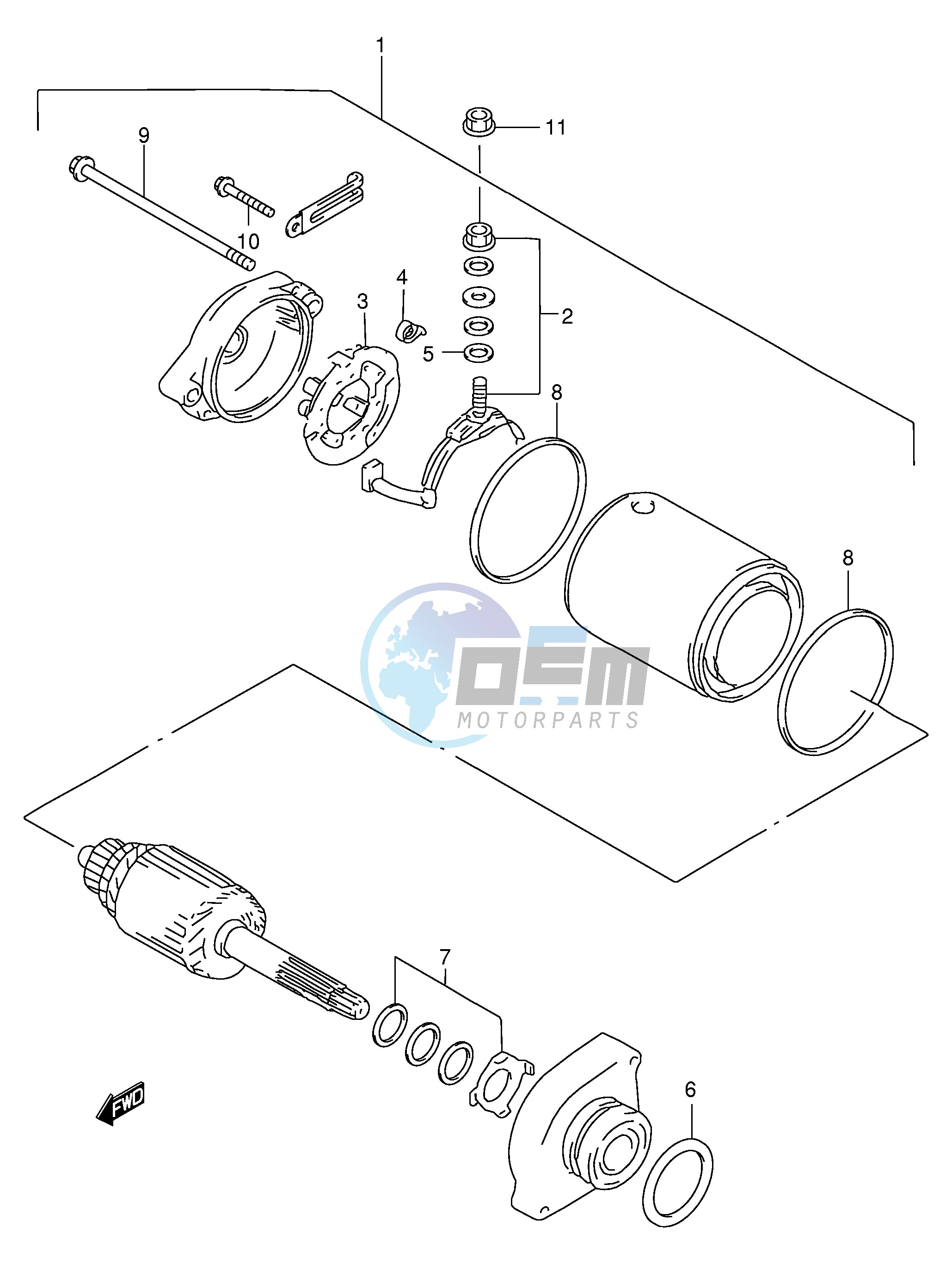 STARTING MOTOR