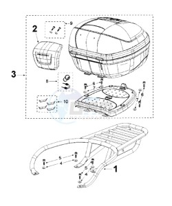 DJANGO 125 ALLURE drawing CARRIER