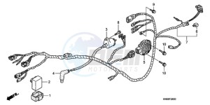 TRX250XA Europe Direct - (ED) drawing WIRE HARNESS