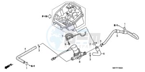 XL1000VA9 France - (F / ABS CMF) drawing AIR INJECTION CONTROL VALVE