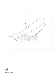 WR450F (1DX5) drawing SEAT