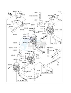 ZX 900 C [NINJA ZX-9R] (C1-C2) [NINJA ZX-9R] drawing CARBURETOR