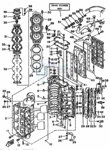 150C drawing CYLINDER--CRANKCASE