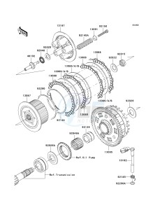 ZR 1000 A [Z1000] (A6F-A6F) A6F drawing CLUTCH