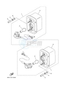 YXM700E YXM700PF VIKING (1XPH) drawing TAILLIGHT