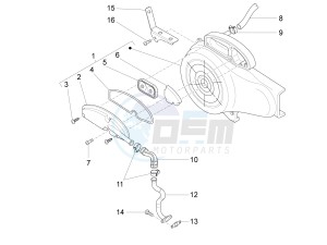 Fly 50 4T 4V USA (EMEA) drawing Secondary air box