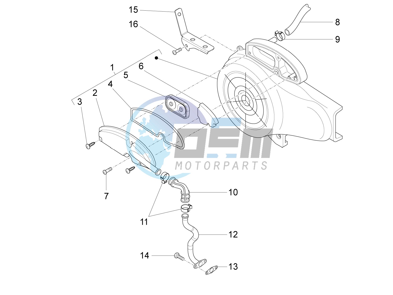 Secondary air box