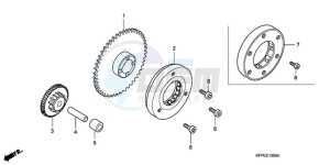 CBR125RWA France - (F / CMF WH) drawing STARTING CLUTCH