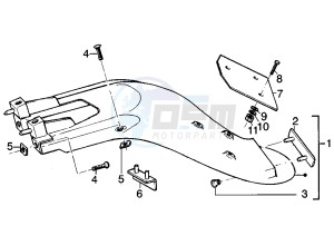 Liberty 125 drawing Mudflap