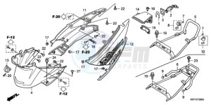 SCV100F9 Australia - (U) drawing BODY COVER