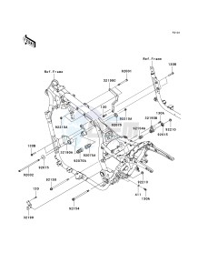 VN 1700 C [VULVAN 1700 NOMAD] (9FA) C9F drawing FRAME FITTINGS