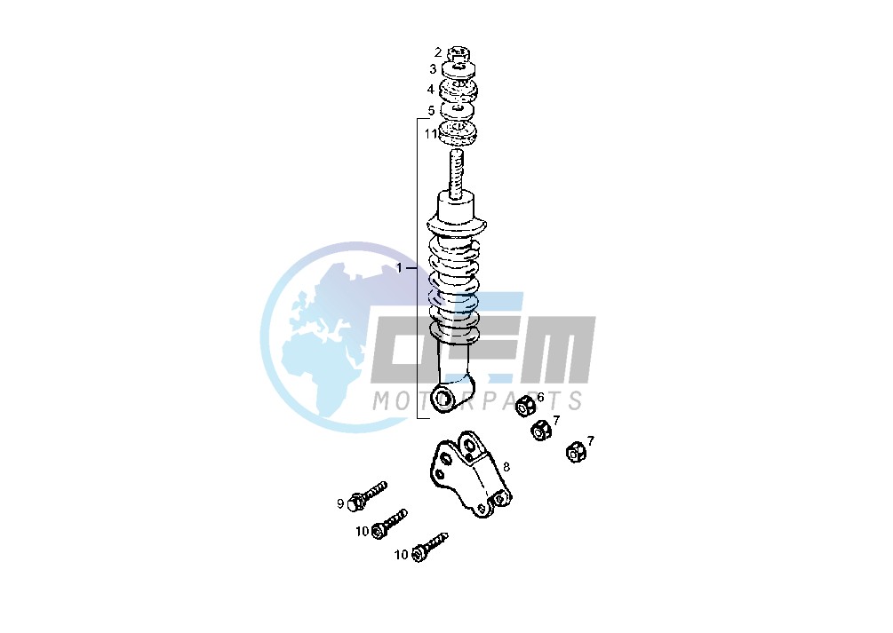 REAR SHOCK ABSORBER