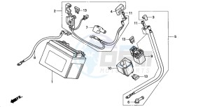 VTR1000SP VTR1000SP-1 drawing BATTERY