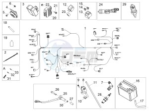 SX 50 LOW SEAT E4 (EMEA) drawing Central electrical system