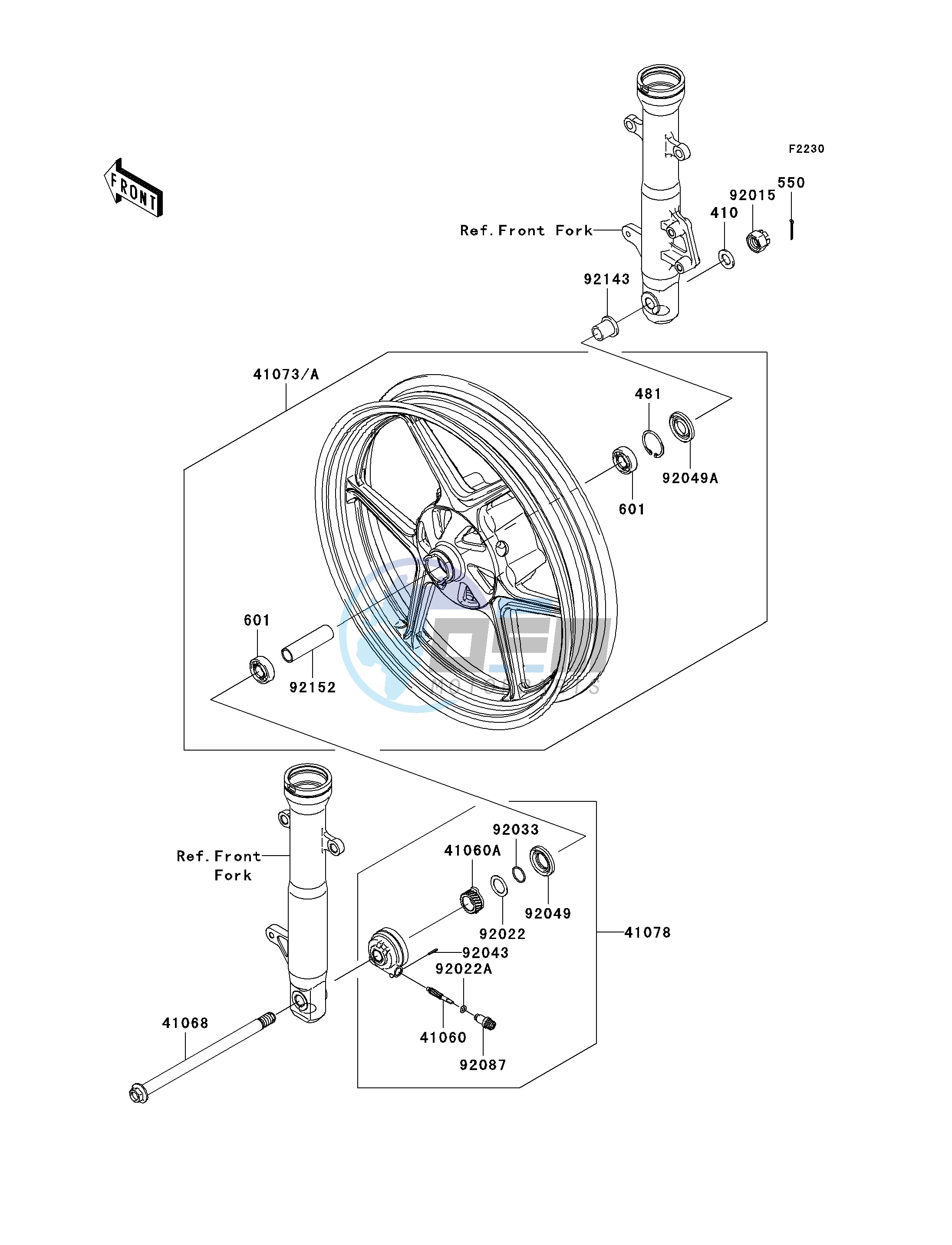 FRONT WHEEL