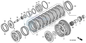 CBR1000RR9 Korea - (KO / HRC MME) drawing CLUTCH