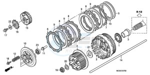 ST1300A9 ED / ABS MME drawing CLUTCH