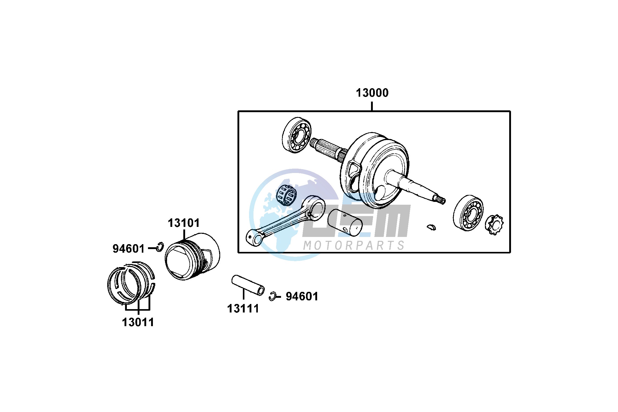 Crankshaft  Piston