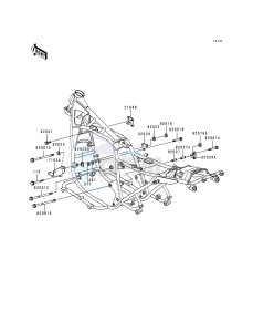 KZ 1000 P [POLICE 1000] (P15-P19) [POLICE 1000] drawing FRAME FITTINGS