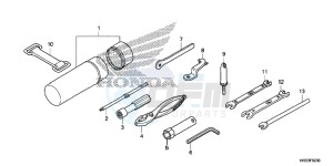 TRX420FA2E TRX420 Europe Direct - (ED) drawing TOOLS