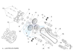 Shiver 750 USA USA drawing Front cylinder timing system