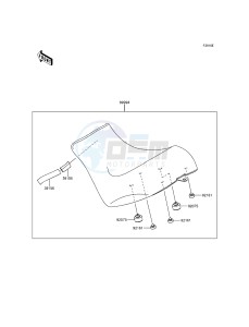 VULCAN_S_ABS EN650BFF XX (EU ME A(FRICA) drawing Accessory(Reduced Reach Seat)