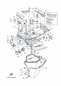 F115AETX drawing BOTTOM-COVER