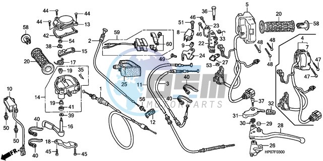 HANDLE LEVER/SWITCH/CABLE