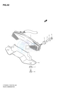 LT-R450 (E28-E33) drawing REAR COMBINATION (LT-R450ZL1 E33)