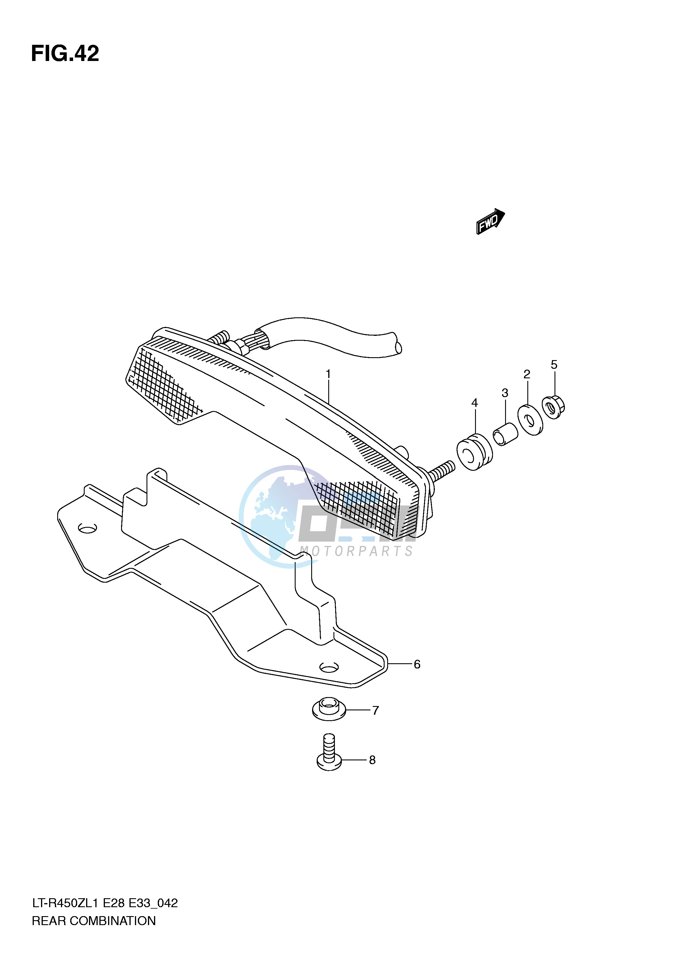 REAR COMBINATION (LT-R450ZL1 E33)