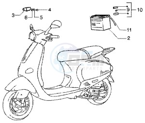 ET4 125 Leader drawing Electrical device ignition