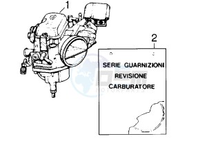 ET2 INIEZIONE 50 drawing Caburetor Assy