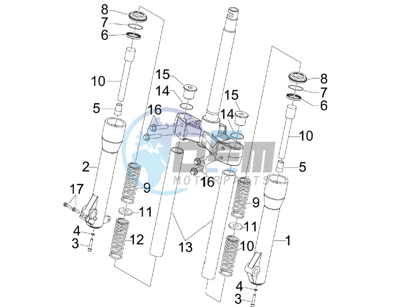 Fork components (Kayaba)