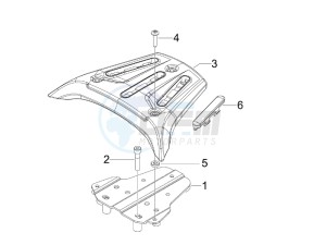 Runner 125 ST 4T E3 (EMEA) drawing Rear luggage rack