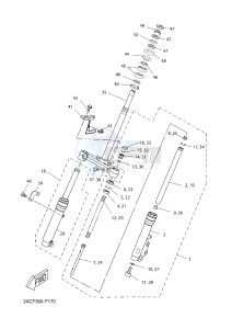 YN50 NEO'S (2APH 2APH 2APH) drawing FRONT FORK