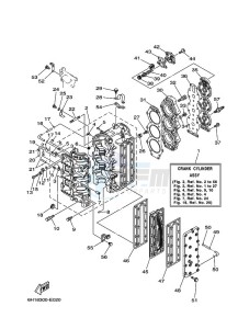 90AETOX drawing CYLINDER--CRANKCASE